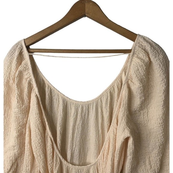 Reformation Milana Maxi Dress Womens Size 6 Blush Textured Gauze $248 NWT - Picture 14 of 16